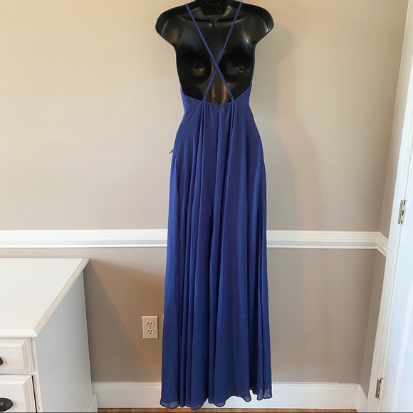 Lulu’s Blue Mythical Kind of Love Maxi Dress Size XS NWT - Picture 7 of 10